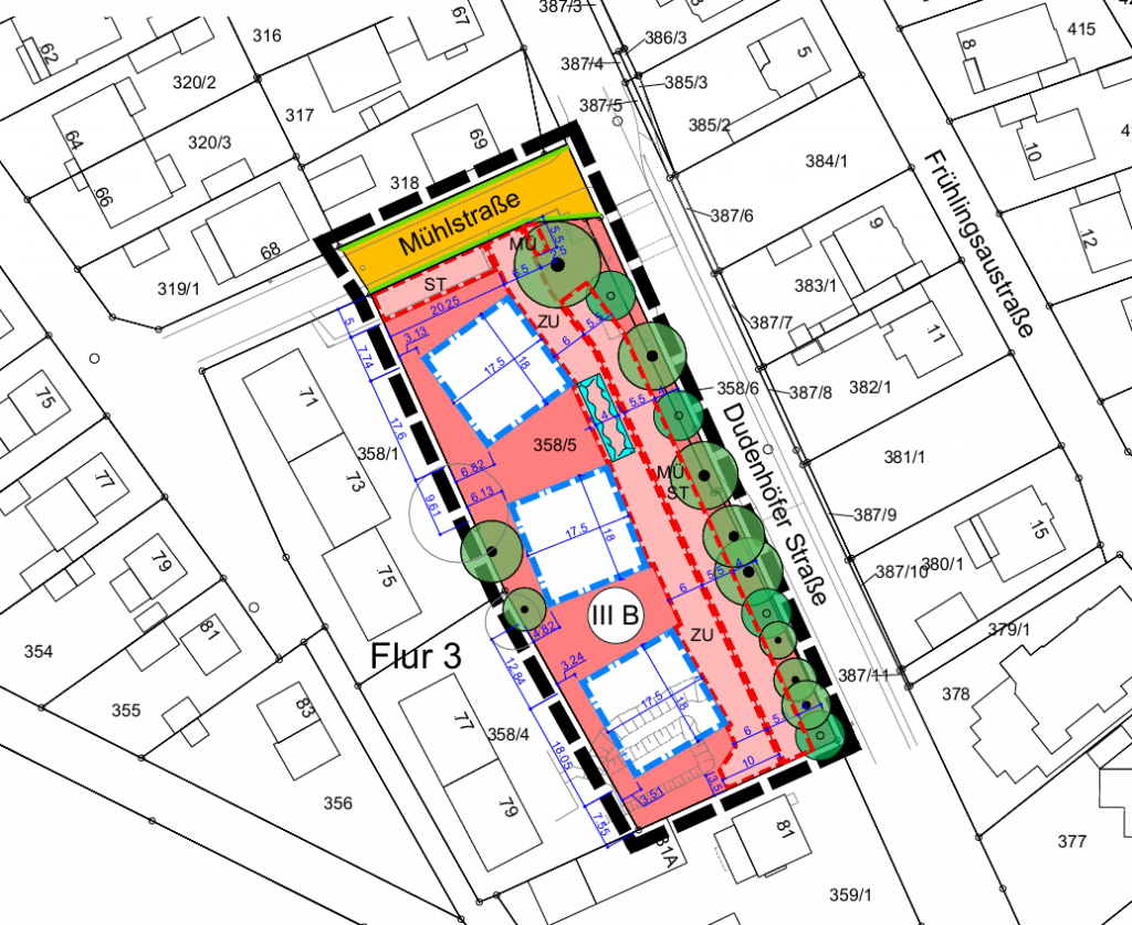 Bebauungsplan „Mühlstraße Süd“ | Planergruppe ASL